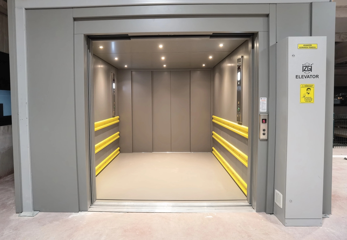 Endüstriyel Tesislerde Yük Asansörleri Platform Sistemleri